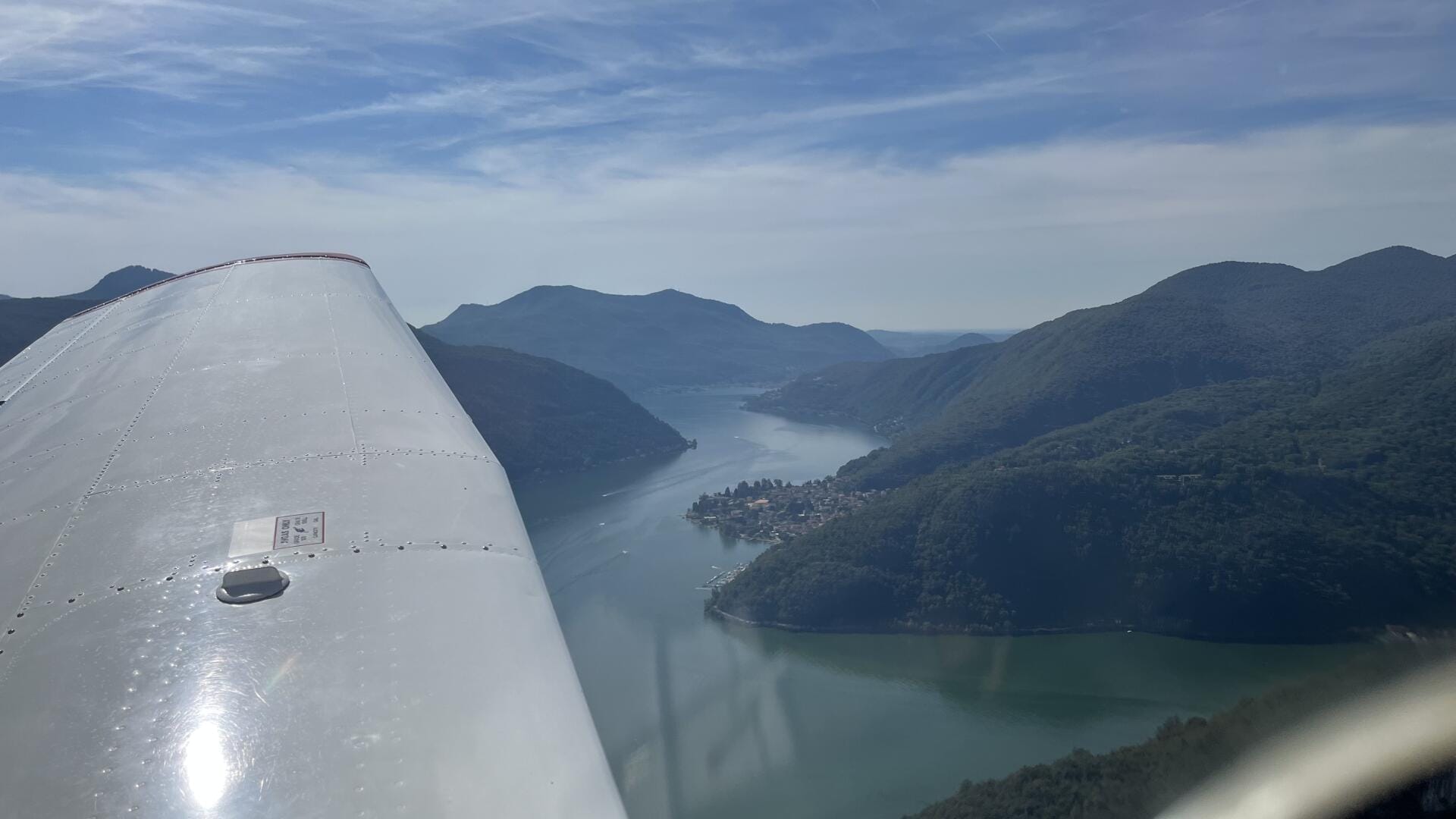 Privatflug nach Lugano