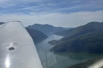 Privatflug nach Lugano