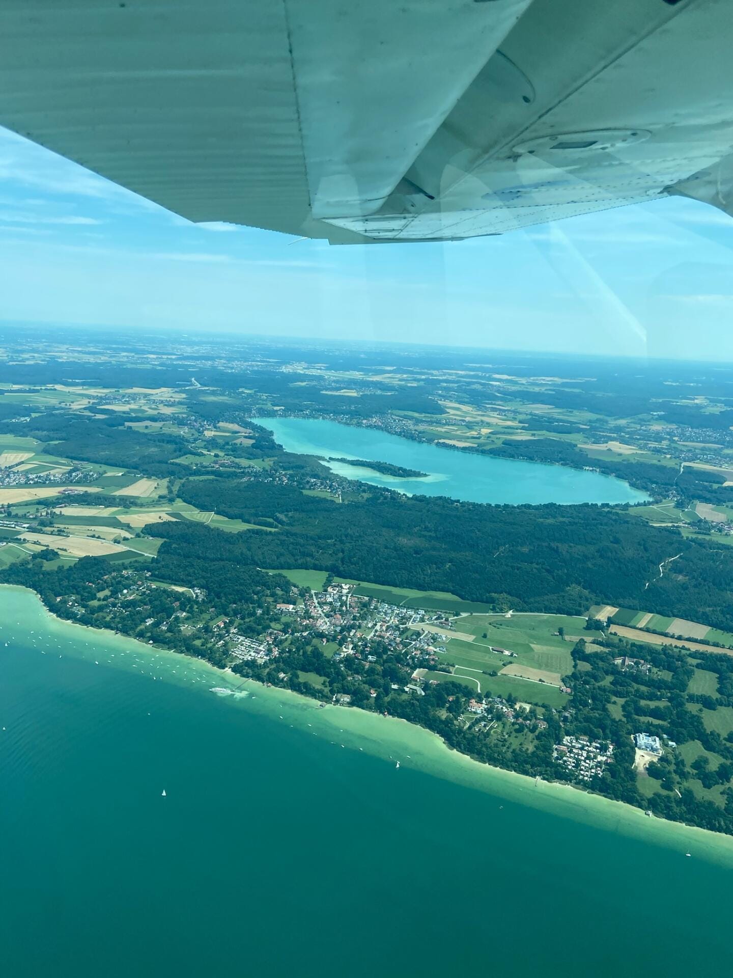 Großer Panoramaflug: Tegernsee, Starnberger See & München