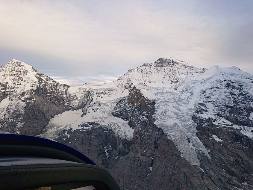 Sightseeing flight central Switzerland