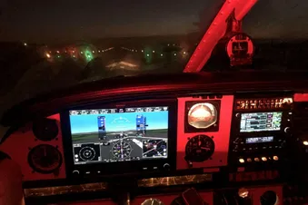 Départ de Reims de nuit, retour vers Lognes au lever