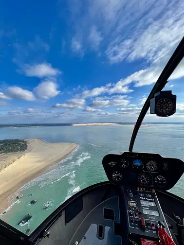 Le Bassin d’Arcachon et la côte Océane en hélicoptère 🦪