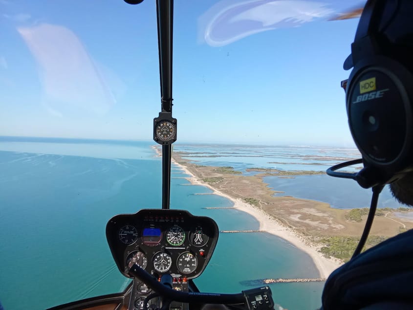 La camargue en Helicoptère