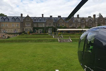 Helicopter flight to Exclusive South Lodge