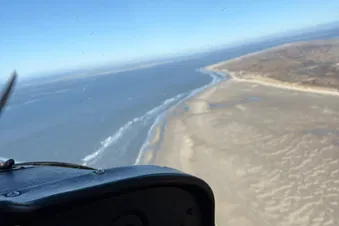 Die Insel von oben