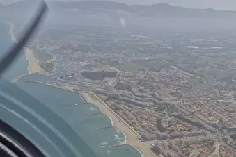 Survol de la côte Vermeille