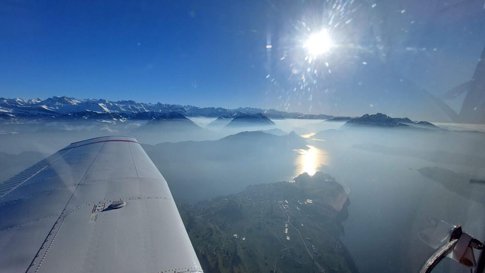 Rundflug in die Berner Alpen und Luzern
