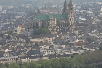 Les châteaux des Yvelines et de l'Eure-et-Loir en avion