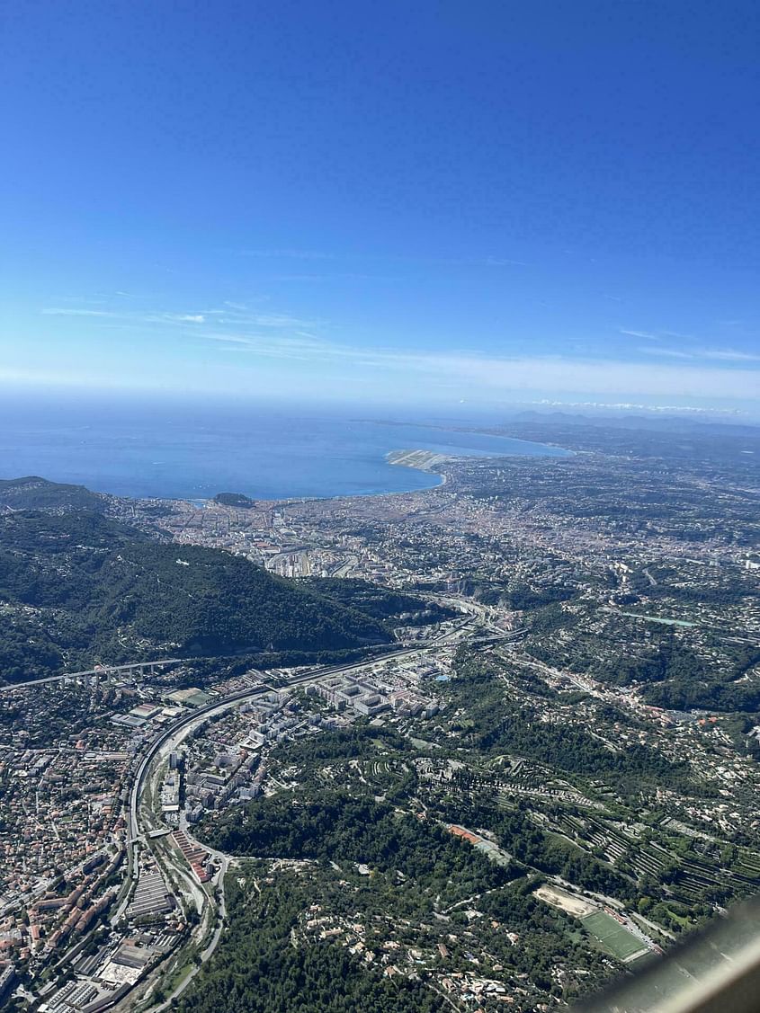 Vol au dessus de Nice/Monaco