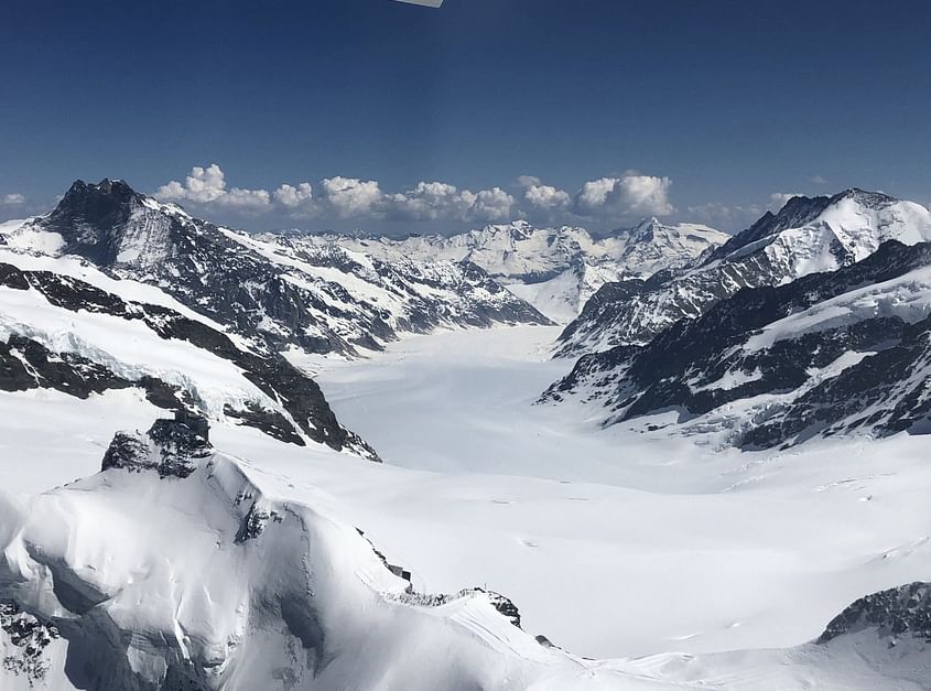 Flug zum Jungfraujoch und Eigernordwand