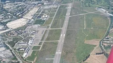 Aéroport Avignon vue aérienne