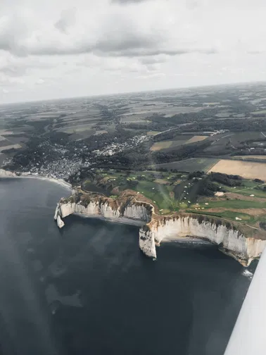 Les falaises d'étretat