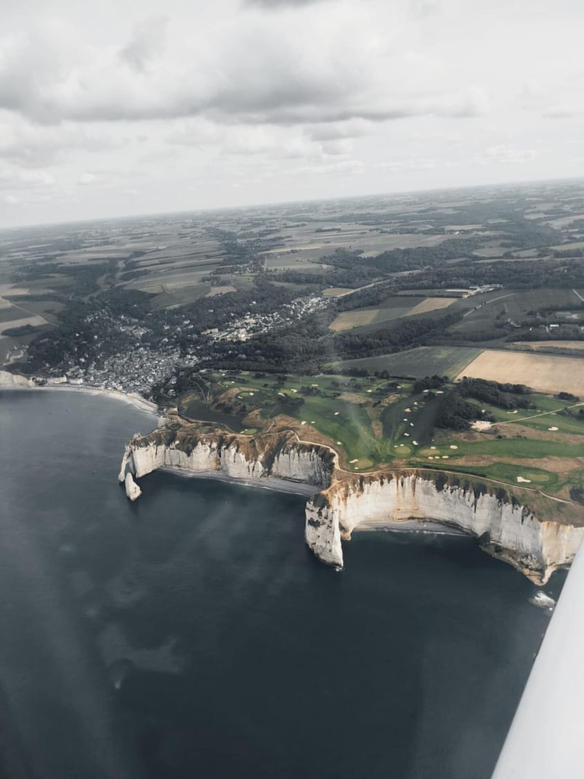 Les falaises d'étretat