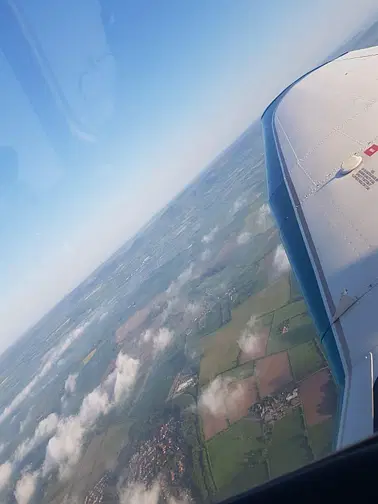 Direct flight from Leeds east to Teesside