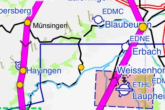 Nachmittagsrunde über Oberschwaben und der Schwäbischen Alb