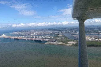 Vue aérienne de la ville du Havre