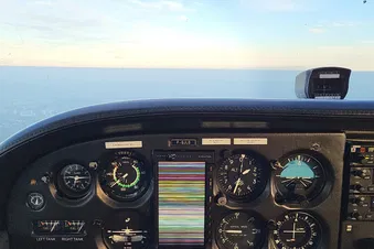 Vol au dessus de l'ouest Parisien