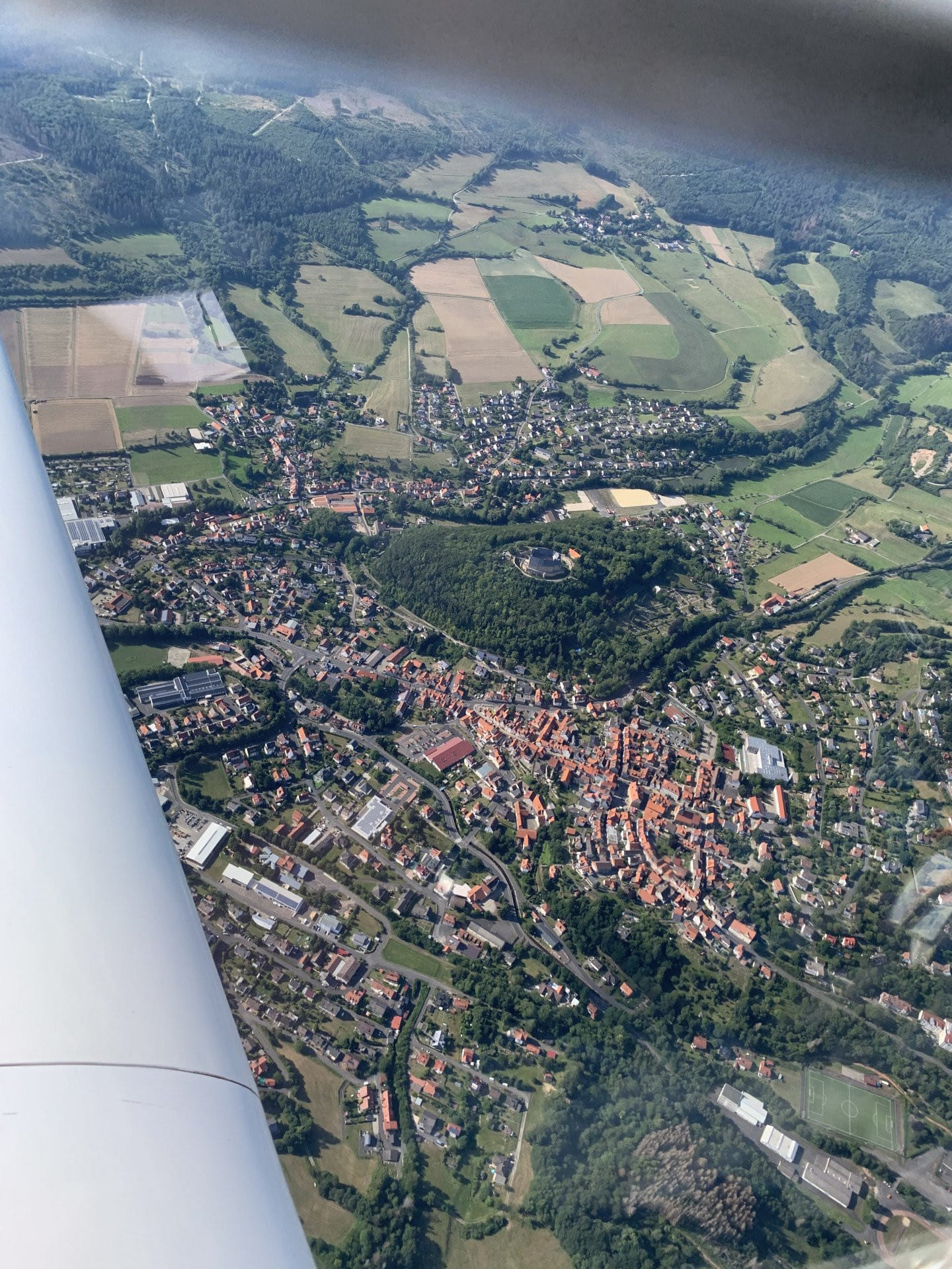 Rundflug über Kassel/ Nordhessen/ Südniedersachsen