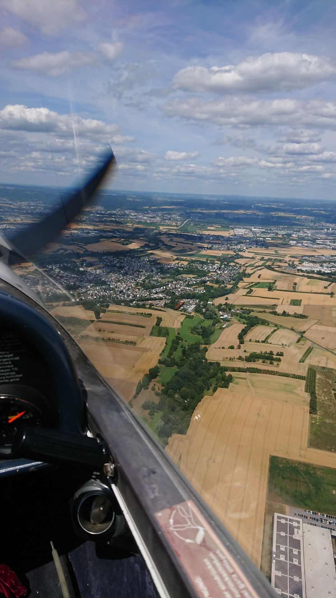Flug entlang der Mosel