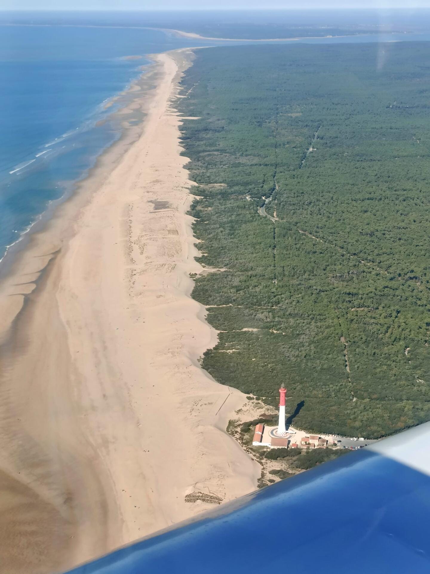 Le phare de la Coubre et le début de la côte espagnole