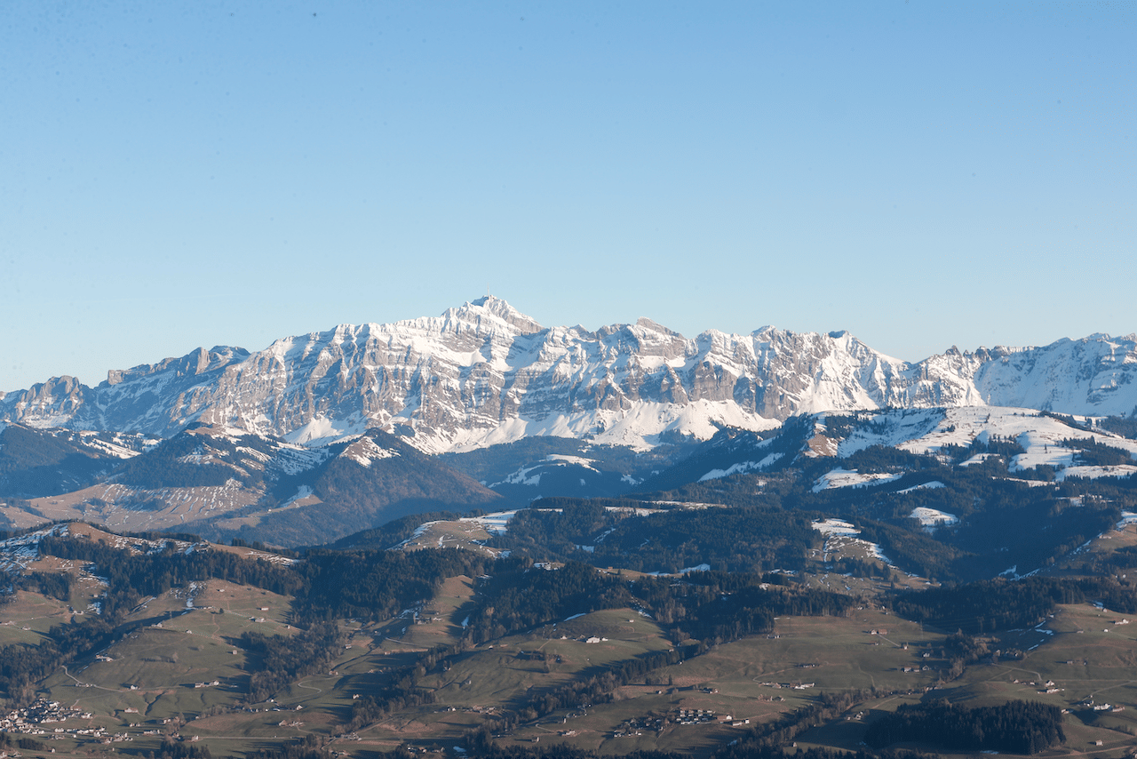 Panoramablick auf den Säntis