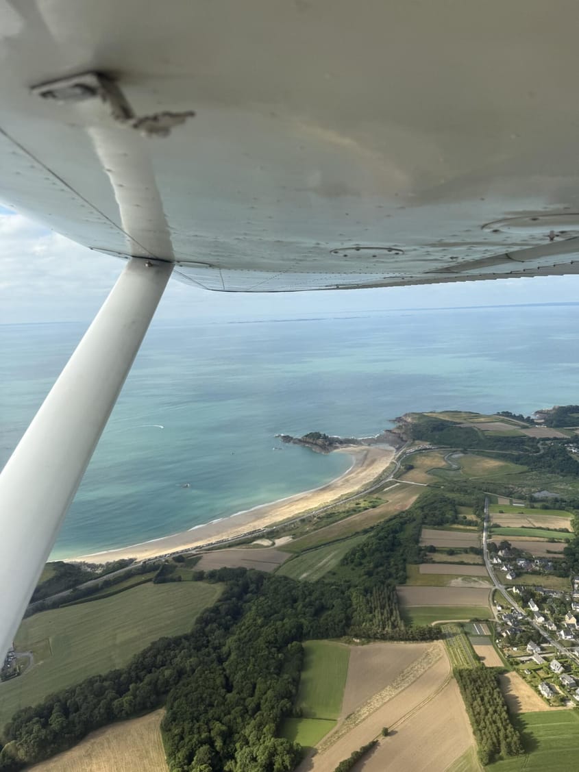 Vol Rennes → Deauville avec escalle 😎