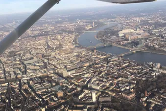 Ruhrgebiet und Rheinland von oben