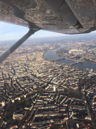 Ruhrgebiet und Rheinland von oben