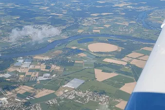 Les châteaux des Yvelines et de l'Eure-et-Loir en avion