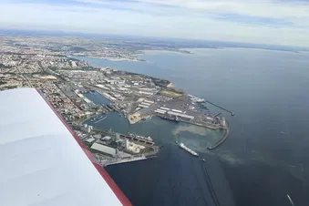 La Rochelle vu du ciel