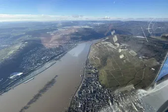 Schnupperflug über Rheinhessen mit Rotenfels Bad Kreuznach