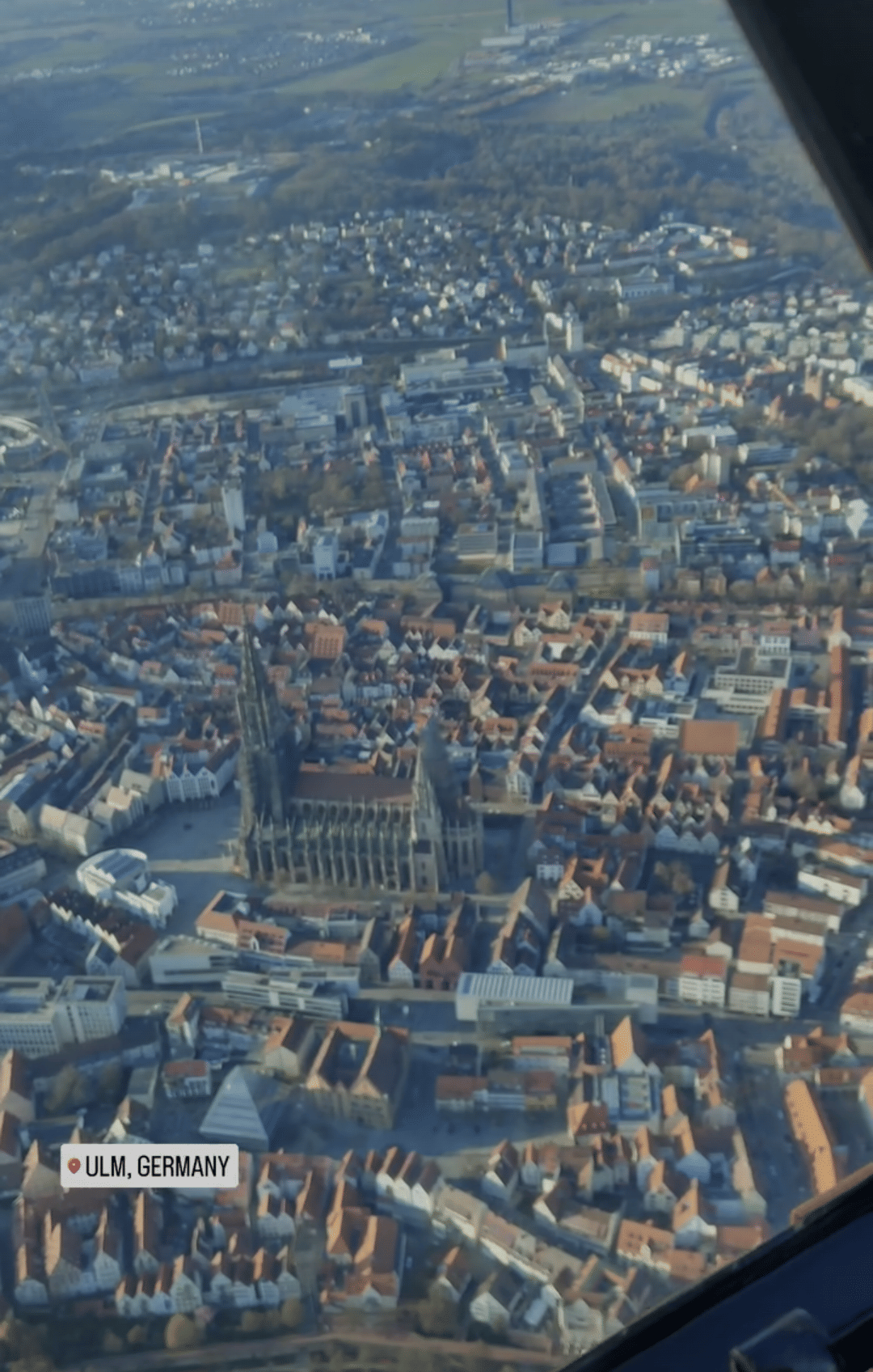 Rundflug: Sightseeing flight Ulm & Swabian Alb