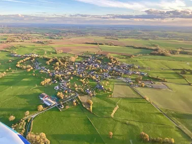 Les églises fortifiées du sud Thiérache vues du ciel