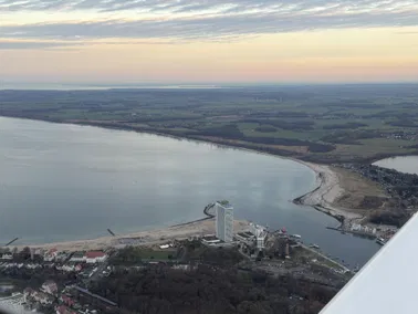 Rundflug über Rostock