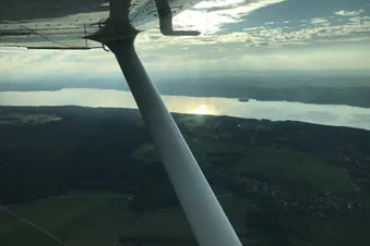 Überflug Starnberger See