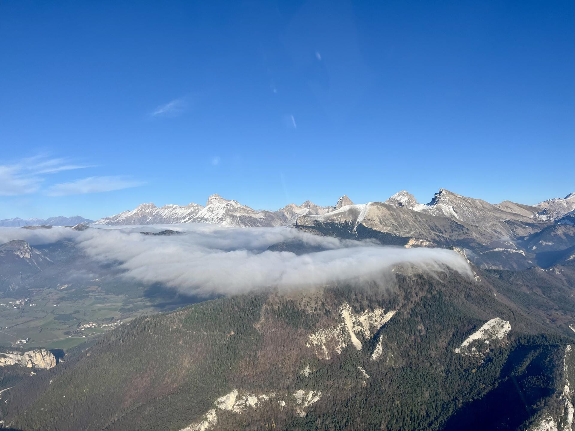 Vol au sommet des Alpes, des Écrins