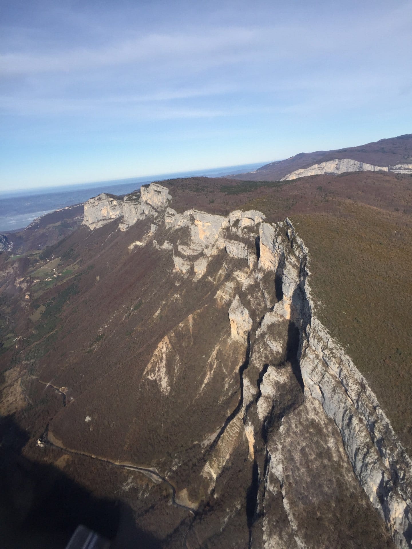 Luberon, Mées et montagnes enneigées
