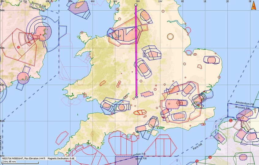 150 Mile land away from EGBP Kemble