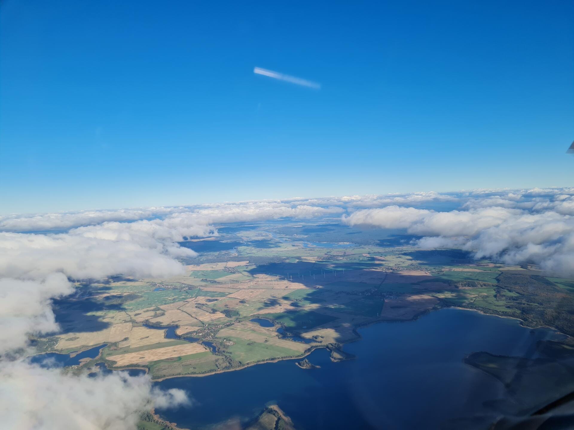 Ein "kleiner" Rundflug über das Oderbruch, entlang der ODER