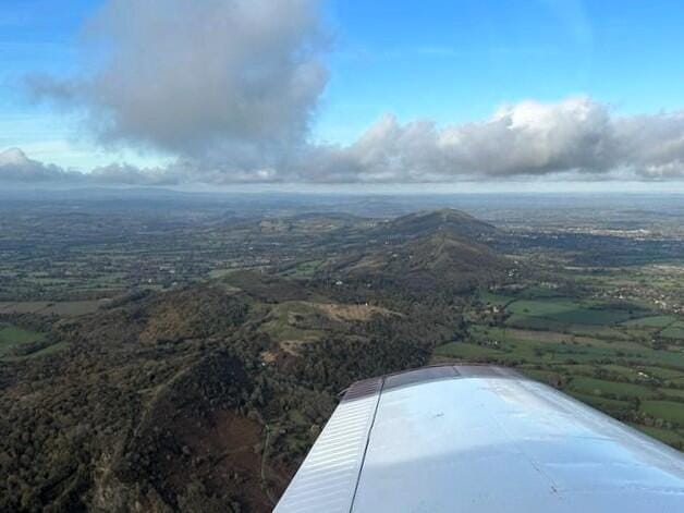 Scenic Return Flight to Shobdon and the Malverns