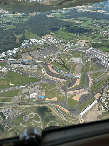 Silverstone Circuit & Chiltern Countryside Aerial Tour