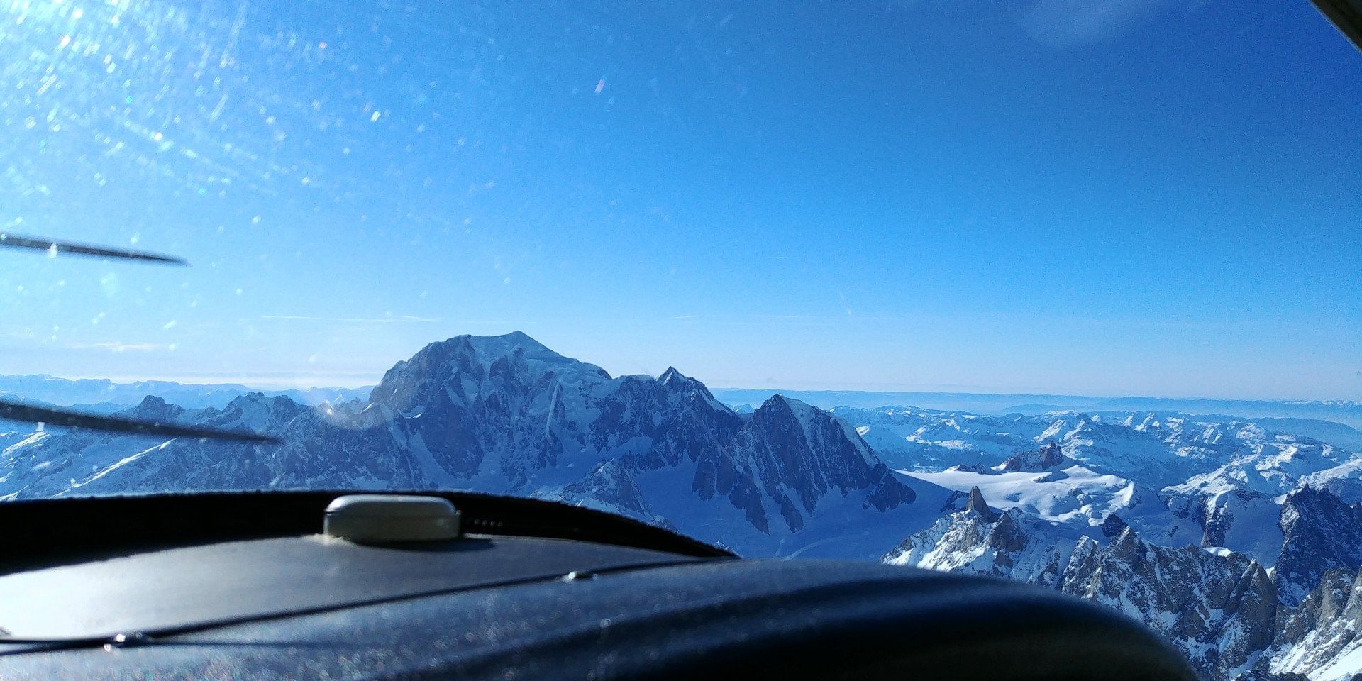 Mont Blanc Rundflug