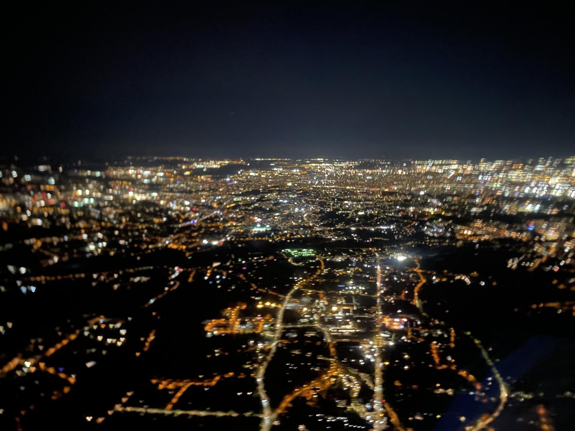 Vol de nuit en hélicoptère autour de Lyon