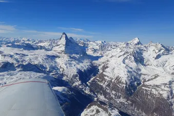 Matterhorn und Eiger, Mönch und Jungfrau