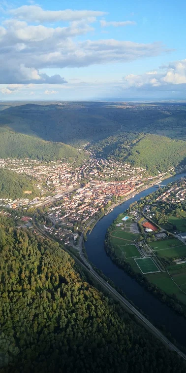 Odenwald und Heidelberg von Erleben mit Piper PA28