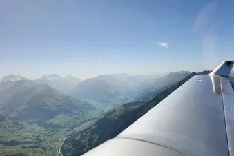Scenic flight to Jungfrau
