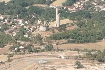 Le méandre d'Ambialet et les Gorges du Tarn vus du ciel