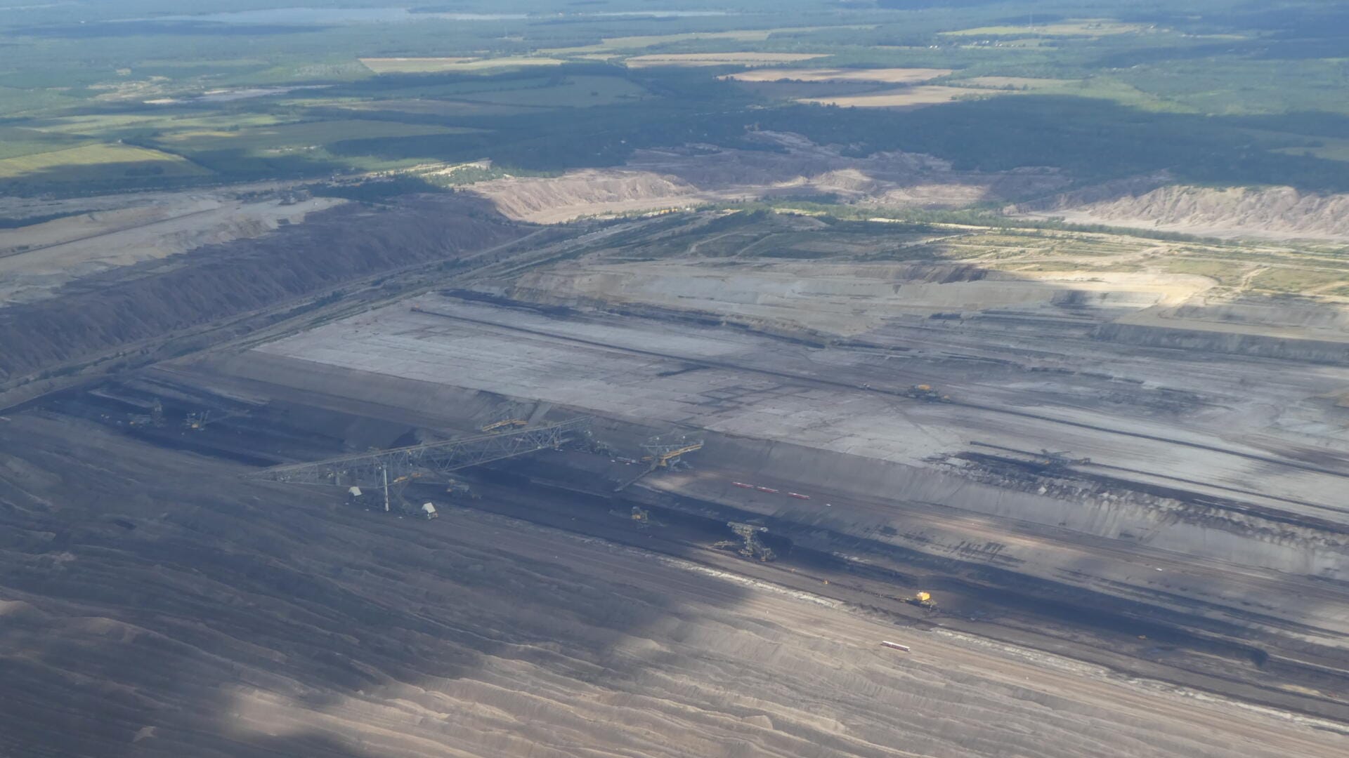 aktiver Tagebau zwischen Spremberg und Welzow