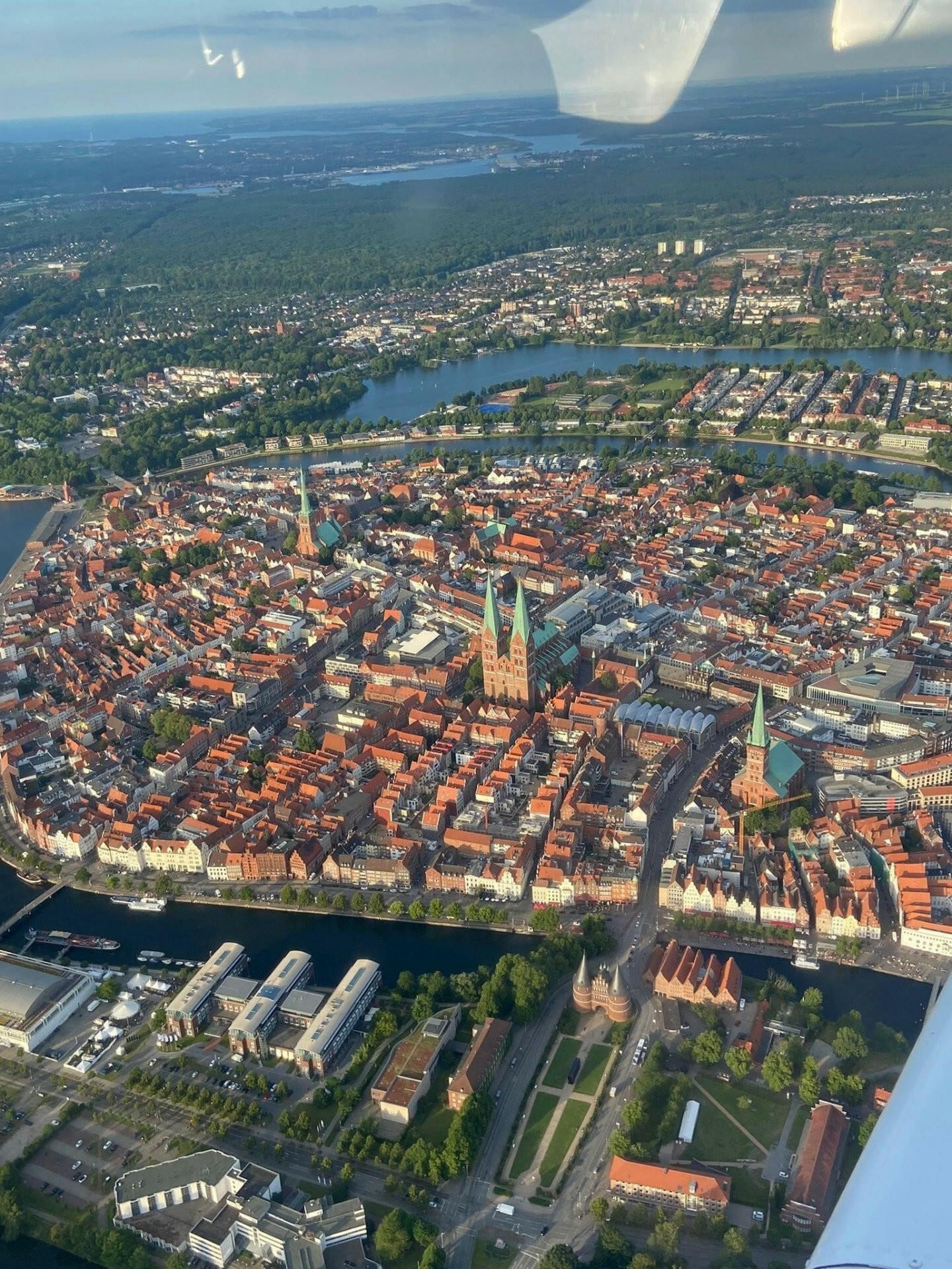 Rundflug Lübeck und nördliches Umland