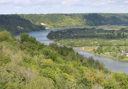 Vue aerienne de la Seine